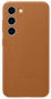 originální pouzdro Samsung Leather Cover brown pro Samsung S911B Galaxy S23 - 
