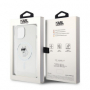 Karl Lagerfeld pouzdro IML Choupette MagSafe transparent pro Apple iPhone 15 - 