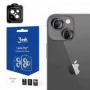 ochranné tvrzené sklo na sklíčko kamery s kovovým rámečkem 3mK Black pro Apple iPhone 15, iPhone 15 Plus, 2ks - 