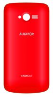 originální kryt baterie Aligator S4000 red