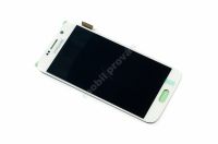 originální LCD displej + sklíčko LCD + dotyková plocha Samsung G920F Galaxy S6 bílá