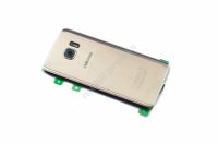 originální kryt baterie Samsung G930F Galaxy S7 včetně sklíčka kamery zlatá