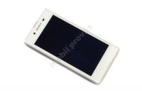 LCD displej + sklíčko LCD + dotyková plocha Sony D2203 Xperia E3 bílá