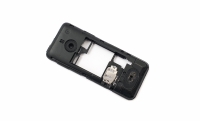 originální střední rám Nokia 208 černá SWAP