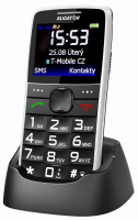 Aligator A675 Senior Dual SIM white CZ Distribuce