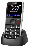 Aligator A675 Senior Dual SIM bílá CZ Distribuce