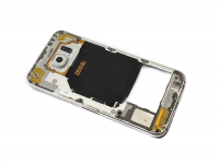 originální střední rám Samsung G920F Galaxy S6 bílá SWAP