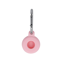 Pouzdro Silicone Case s karabinou pro Apple AirTag pink