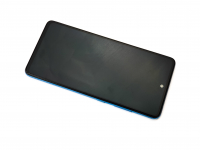 originální LCD displej + sklíčko LCD + dotyková plocha + střední rám Samsung A525F Galaxy A52, A526B Galaxy A52 5G modrá