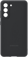 originální pouzdro Samsung Silicone Cover black pro Samsung G990B Galaxy S21 FE