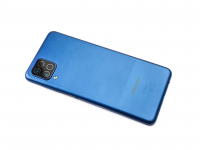 originální kryt baterie Samsung A127F Galaxy A12 Nacho včetně sklíčka kamery modrá