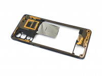 originální střední rám Samsung M526B Galaxy M52 5G černá