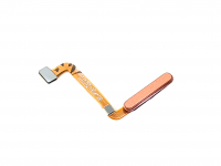 originální flex kabel čtečky otisku prstů Samsung M236B Galaxy M23 5G včetně čtečky otisku prstů oranžová