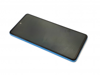 originální LCD displej + sklíčko LCD + dotyková plocha + střední rám Samsung A525F Galaxy A52, A526B Galaxy A52 5G blue SWAP