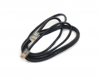 univerzální síťový UTP kabel RJ45-RJ45 Cat.5, 1.5m černá