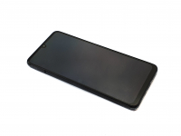 originální LCD displej + sklíčko LCD + dotyková plocha + střední rám Samsung A336B Galaxy A33 5G black