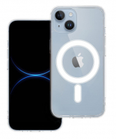 Jekod pouzdro Clear Mag Cover pro Apple iPhone 14 transparentní