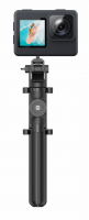 Swissten Bluetooth selfie tyč Aliminum Tripod Pro s dálkovým ovládáním černá