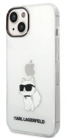 Karl Lagerfeld pouzdro UML Choupette transparent pro Apple iPhone 14