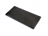 originální LCD displej + sklíčko LCD + dotyková plocha + střední rám Samsung S918B Galaxy S23 Ultra 5G black