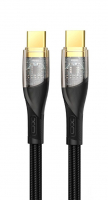 Datový kabel XO NB-Q223B USB-C / USB-C 60W 2.5A černá 1m