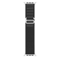Dux Ducis výměnný nylonový pásek alpský tah pro Apple Watch, Watch 2, 3, 4, 5, 6, 7, 8, 9, SE, SE 2. gen, verze 38, 40, 41mm černá