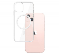 3mk pouzdro MagCase transparent pro Apple iPhone 13 - POŠKOZENÉ BALENÍ