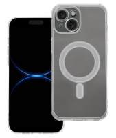 Jekod pouzdro Clear Mag Cover pro Apple iPhone 15 transparentní