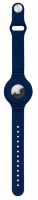 Pouzdro Jekod Silicone Case s páskem pro Apple AirTag dark blue