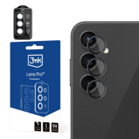 ochranné tvrzené sklo na sklíčko kamery s kovovým rámečkem 3mK pro Samsung S711B Galaxy S23 FE 5G černá, 3ks