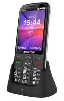 Aligator A830 Senior USB-C černá s nabíjecím stojánkem CZ Distribuce