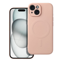 Pouzdro Jekod Silicone Mag Cover pink pro Apple iPhone 15