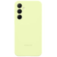 originální pouzdro Samsung Silicone Cover green pro Samsung A556B Galaxy A55