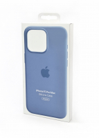 originální pouzdro Apple Silicone Case s MagSafe pro Apple iPhone 15 Pro Max modrá