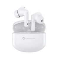 bezdrátová sluchátka Forcell F-Audio Clear Sound ANC white