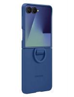 originální pouzdro Samsung Silicone Ring Case pro Samsung F766B Galaxy Z Flip7 5G modrá