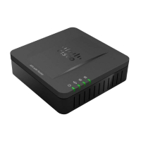 VoIP brána + router Cisco SPA122 černá