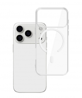 3mk pouzdro MagCase pro Apple iPhone 17 Pro transparentní