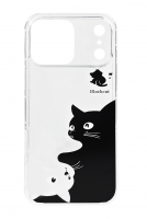 Jekod pouzdro Ultra Trendy Cat pro Apple iPhone 17 Pro Max transparentní