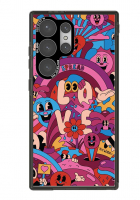 originální pouzdro Samsung Artist Yeye Weller Case pro Samsung S928B Galaxy S24 Ultra 5G růžová