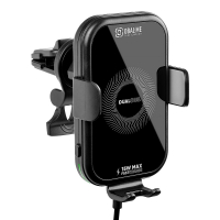 držák do auta s bezdrátovou nabíječkou OBAL:ME GravCharger 15W černá