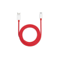 Originální datový kabel Realme DL129 USB-C FlashCharge 8A červená 1m