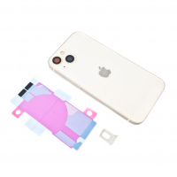 osazený housing - kryt baterie Apple iPhone 13 bílá