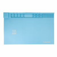 Profesionální ESD servisní podložka REFOX RS30 45x28 cm s organizérem a nahřívací podložkou modrá