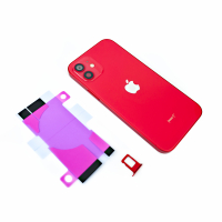 osazený housing - kryt baterie Apple iPhone 12 červená