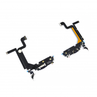 PREMIUM flex kabel nabíjení Apple iPhone 14 Pro Max včetně sytémového konektoru lightning a mikrofonu fialová