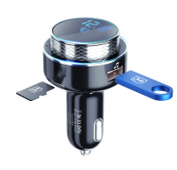 FM Transmitter do auta 3mk Hyper Car 30W černá - ROZBALENO