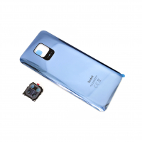 kryt baterie Xiaomi Redmi Note 9 Pro, Redmi Note 9S včetně sklíčka kamery šedá