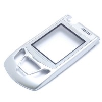 originální přední kryt Samsung D410 stříbrná
