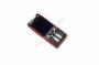 originální LCD displej + rámeček LCD Sony Ericsson C902 červená